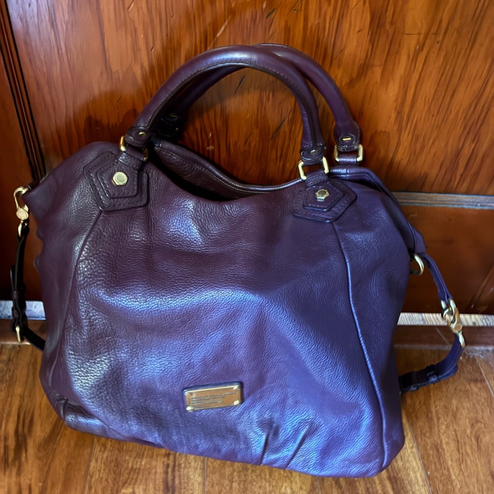 Marc Jacobs Deep Purple Shoulder Bag